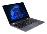TERRA Mobile 360-13R Intel® Core™ i5 i5-1334U Laptop 33,8 cm (13.3") Berøringsskærm Fuld HD 16 GB DDR4-SDRAM 512 GB SSD Wi-Fi 6 (802.11ax) Windows 11 Pro Tysk Anthracit