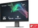 Viewsonic VP2788-5K computerskærm 68,6 cm (27") 5120 x 2880 pixel 5K Ultra HD LED Sort