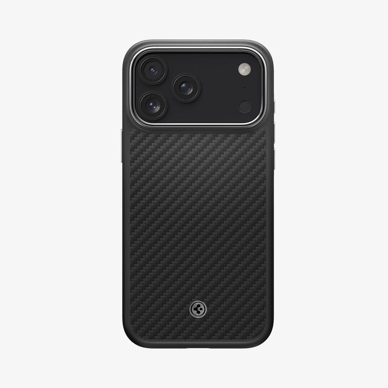 Spigen Enzo Aramid T (MagFit) mobiltelefon etui 16 cm (6.3") Cover Sort, Sølv