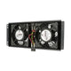 Extralink 2 FANS ROOF COOLING UNIT WITH CABLE TO THERMOSTAT Køleventilator