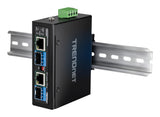 Trendnet TI-BF22SFP netværksomformer til medie 1000 Mbit/s Sort
