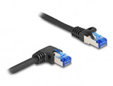 DeLOCK 80222 netværkskabel Sort 1 m Cat6a S/FTP (S-STP)