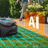 Gardena smart SILENO sense Robot plæneklipper Batteri Grå, Turkis