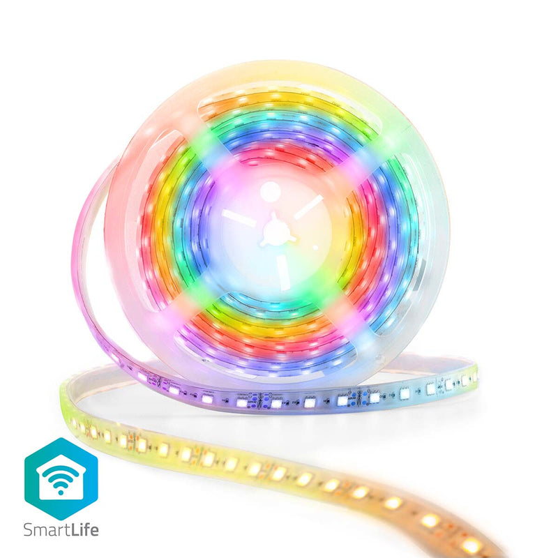 Nedis WIFILS51CRGB intelligent belysning Intelligent strimmellys Wi-Fi