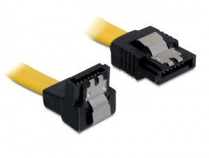 DeLOCK 0.2m SATA M/M SATA-kabel 0,2 m SATA 7-pin Gul