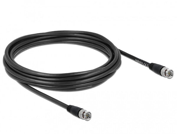 DeLOCK 80084 koaxial kabel 5 m BNC Sort