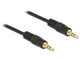 DeLOCK 3.5 mm, 2m lydkabel 3.5mm Sort