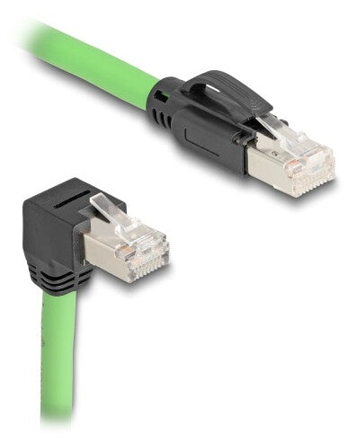 DeLOCK 80897 netværkskabel Sort, Grøn 5 m Cat6a SF/UTP (S-FTP)