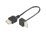 Prokord USB-0005 USB-kabel USB 2.0 0,2 m USB A Sort
