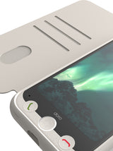 Doro 8936 mobiltelefon etui 15,5 cm (6.1") Tegnebogsetui Hvid