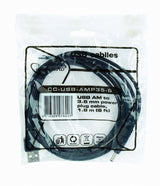 Gembird CC-USB-AMP35-6 lydkabel 1,8 m 3.5mm Sort