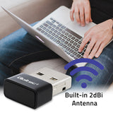 Qoltec 50664 WLAN adgangspunkt 650 Mbit/s Sort
