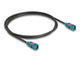 DeLOCK 90330 koaxial kabel 1 m HDMTD Z Sort