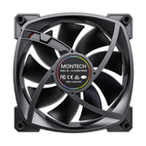Montech AX140 PWM Computerkabinet Ventilator 14 cm Sort 1 stk
