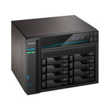 Asustor Lockerstor 10 AS6510T NAS Tower Intel Atom® C3538 8 GB DDR4 0 TB ADM Sort
