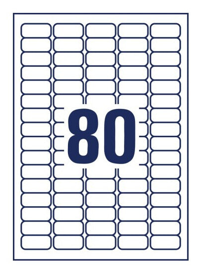 Avery L4732REV-65 print etiket Hvid Selvklæbende printeretiket