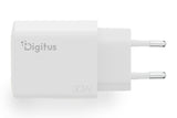 Digitus DA-10301 oplader til mobil enhed Universel Hvid Vekselstrøm Hurtig opladning Indendørs
