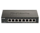 D-Link DGS-1100-08PV2 Administreret L2/L3 Gigabit Ethernet (10/100/1000) Strøm over Ethernet (PoE) Sort