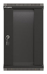 Lanberg WF11-3309-10B stativ 9U Vægmonteret stativ Sort