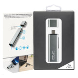 PNY R-TC-UA-3N1E01-RB kortlæser USB 3.2 Gen 1 (3.1 Gen 1) Type-C Metallic