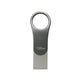 Silicon Power Mobile C80 USB-nøgle 128 GB USB Type-A / USB Type-C 3.2 Gen 1 (3.1 Gen 1) Titanium