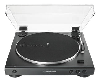 Audio-Technica AT-LP60XUSB Bæltedrevet pladespiller Grå, Metallic Fuld automatisk