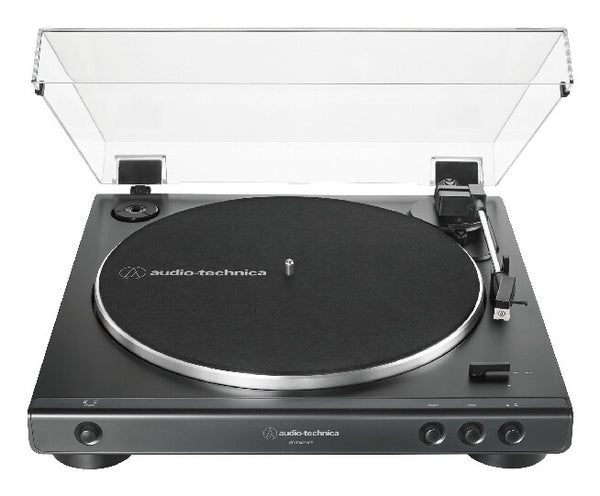 Audio-Technica AT-LP60XUSB Bæltedrevet pladespiller Grå, Metallic Fuld automatisk