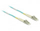DeLOCK 86562 InfiniBand og fiberoptisk kabel 10 m LC Turkisfarve