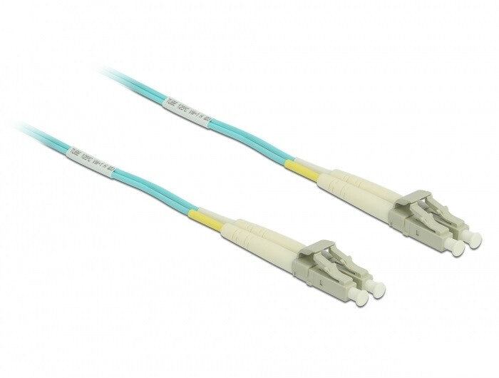 DeLOCK 86562 InfiniBand og fiberoptisk kabel 10 m LC Turkisfarve