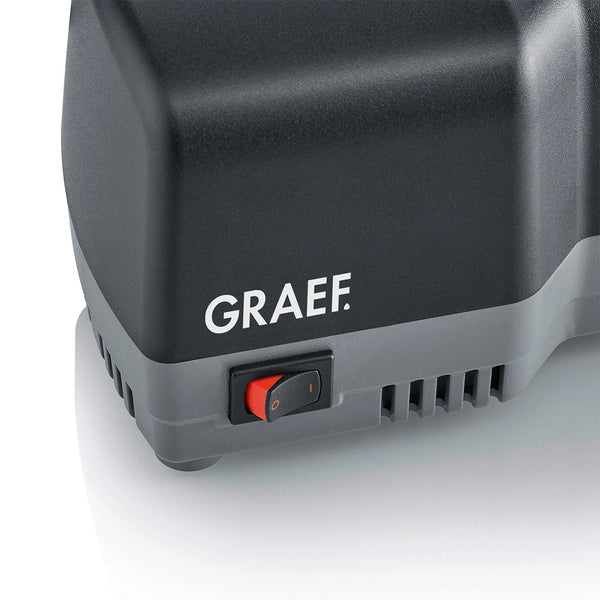 Graef CC82 Elektrisk knivspidser Sort, Grå