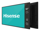 Hisense 32” Full HD IPS Digital Signage Display - 24/7 Operation Digital A-tavle 81,3 cm (32") Wi-Fi 500 cd/m² Fuld HD Sort Android 11 24/7