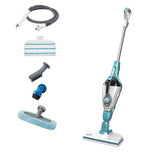 Black & Decker FSMH1321-QS damprenser Cylinderdamp rengøringsmiddel 1300 W Turkisfarve, Hvid