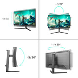Philips Evnia 3000 27M2N3800A/00 computerskærm 68,6 cm (27") 3840 x 2160 pixel 4K Ultra HD LCD Sort