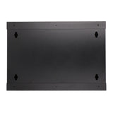 Extralink LITE 6U 530X400 WALL-MOUNTED RACKMOUNT CABINET BLACK Fritstående/væg-/gulvmonteret stativ Sort