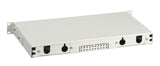 EFB Elektronik Spleißbox ausziehbar 1HE ohne Frontblende, unbestückt, grau