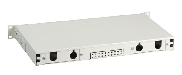 EFB Elektronik Spleißbox ausziehbar 1HE ohne Frontblende, unbestückt, grau