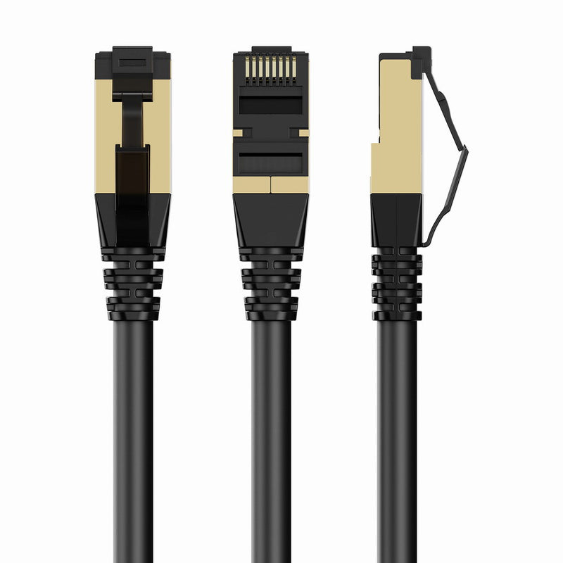 Gembird PP8-LSZHCU-BK-15M netværkskabel Sort Cat8 S/FTP (S-STP)