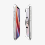 Spigen Ultra Hybrid (MagFit) mobiltelefon etui 15,5 cm (6.1") Cover Kulfiber, Transparent