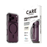 PanzerGlass CARE™ by ® Urban Explorer Case Transparent m. Sort MagSafe iPhone 18 Pro | 17 Pro