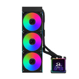 Lian Li HydroShift II LCD-S 360 CL Processor Væskekølingssæt 12 cm Sort 1 stk