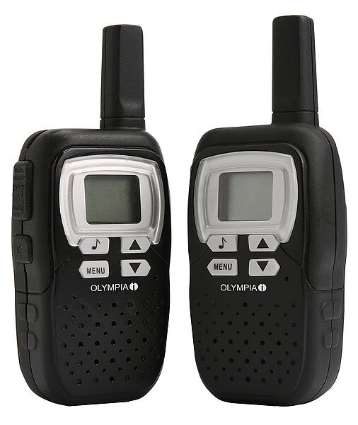 Olympia PMR 1208 to-vejs radio 8 kanaler 446 MHz Sort