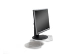 BakkerElkhuizen Q-riser 90 76,2 cm (30") Skrivebord Transparent