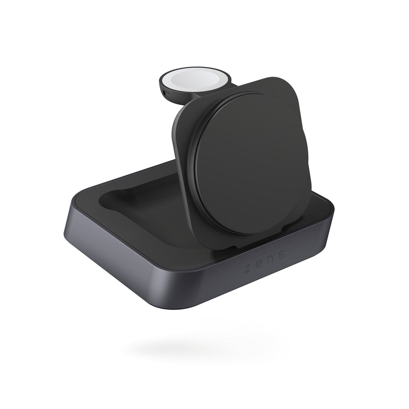 ZENS Nightstand Charger Pro 2 Hovedtelefoner, Smartphone, SmartWatch Sort Vekselstrøm Trådløs opladning Hurtig opladning Indendørs