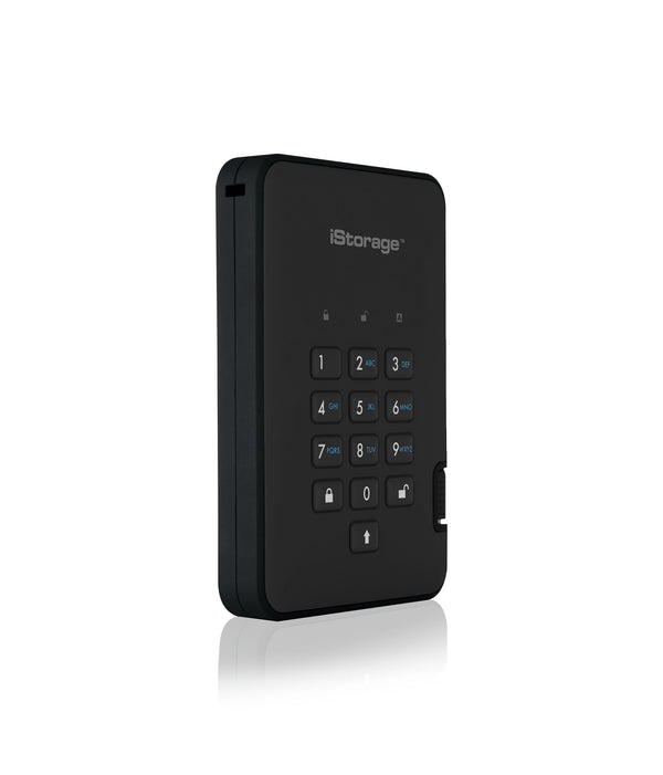 iStorage diskAshur 2 ekstern harddisk 4 TB 5400 rpm USB Type-A 3.2 Gen 1 (3.1 Gen 1) Sort