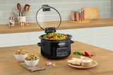 Crock-Pot CSC052X gryde 4,7 L Sort, Sølv
