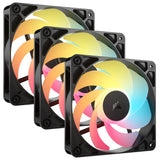 Corsair RS120-R ARGB Computerkabinet Ventilator 12 cm Sort 3 stk