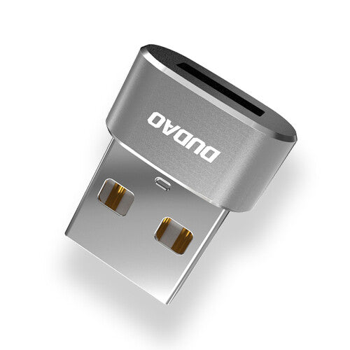 DUDAO L16AC USB-C to USB adapter USB A USB C Grå