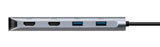 Targus DOCK427GL dockingstation Ledningsført USB 3.2 Gen 2 (3.1 Gen 2) Type-C Grå