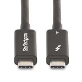 StarTech.com A40G2MB-TB4-CABLE Thunderbolt kabel 2 m 40 Gbit/sek. Sort