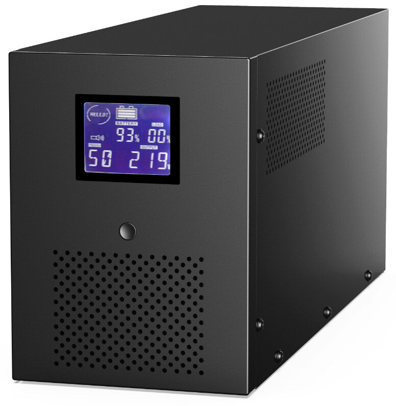 Gembird EG-UPS-036 UPS-enhed Interaktivt indgangsstik 3 kVA 1800 W 6 AC stikkontakt(er)